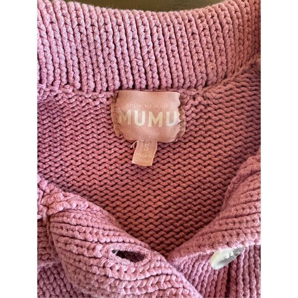 Show Me Your Mumu Crawford Collared Cropped Knit Sweater - Picture 6 of 6